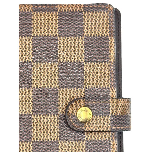 Louis Vuitton Damier Ebene Monogram 6-Ring Agenda with COA - Picture 5 of 10